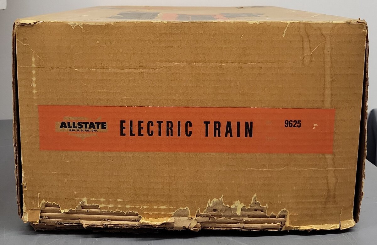 Allstate 9625 O Gauge Vintage Steam Freight Car Set VG/Box