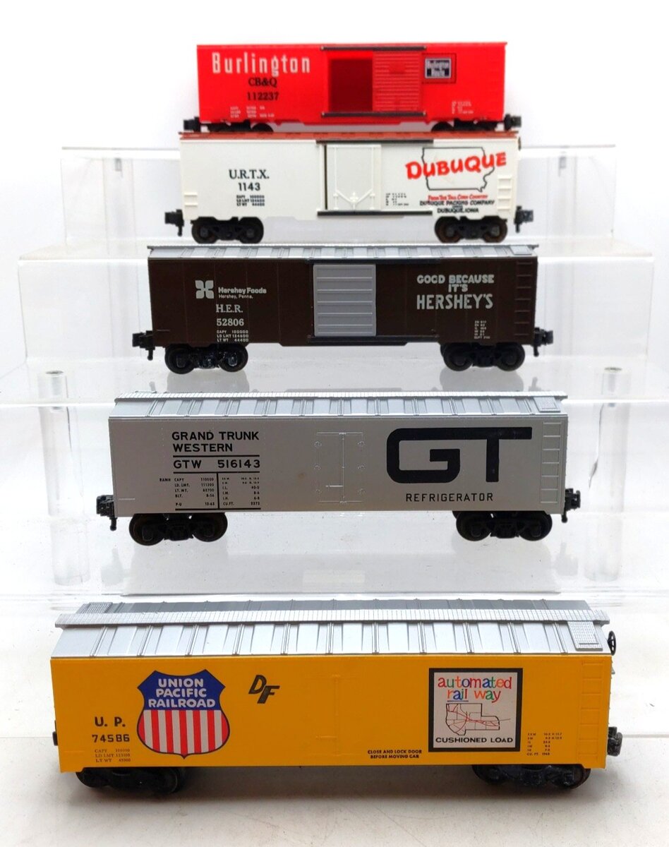 KMT O Scale Assorted Boxcars [5] VG/Box