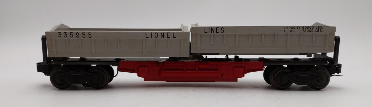 Lionel 3359-55 Vintage O Operating Twin Bin Dump Car EX/Box
