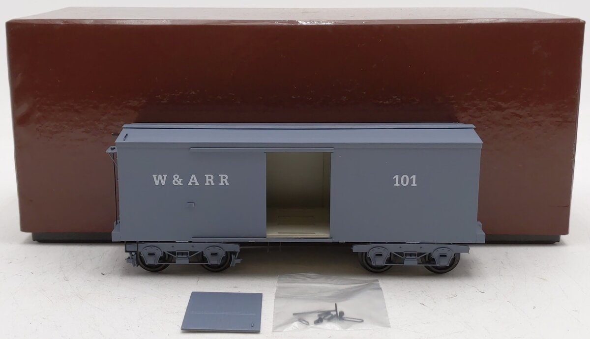 SMR Trains 192 O Gauge BRASS 1862 Western & Atlantic Railroad 32' Wood Boxcar EX/Box