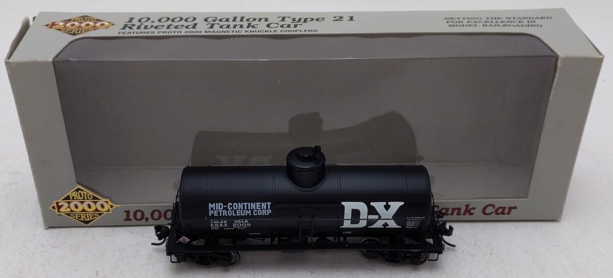 Proto 2000 23362 HO COSX 10,000 Gallon Type 21 Riveted Tank Car #2008 EX/Box