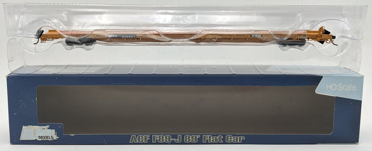BLMA Models 51001 HO Scale 89' F89-J Flat RTTX Flatcar #600963 NIB