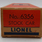 Lionel 63561 VIntage O New York Central 2-Level Stock Car EX/Box