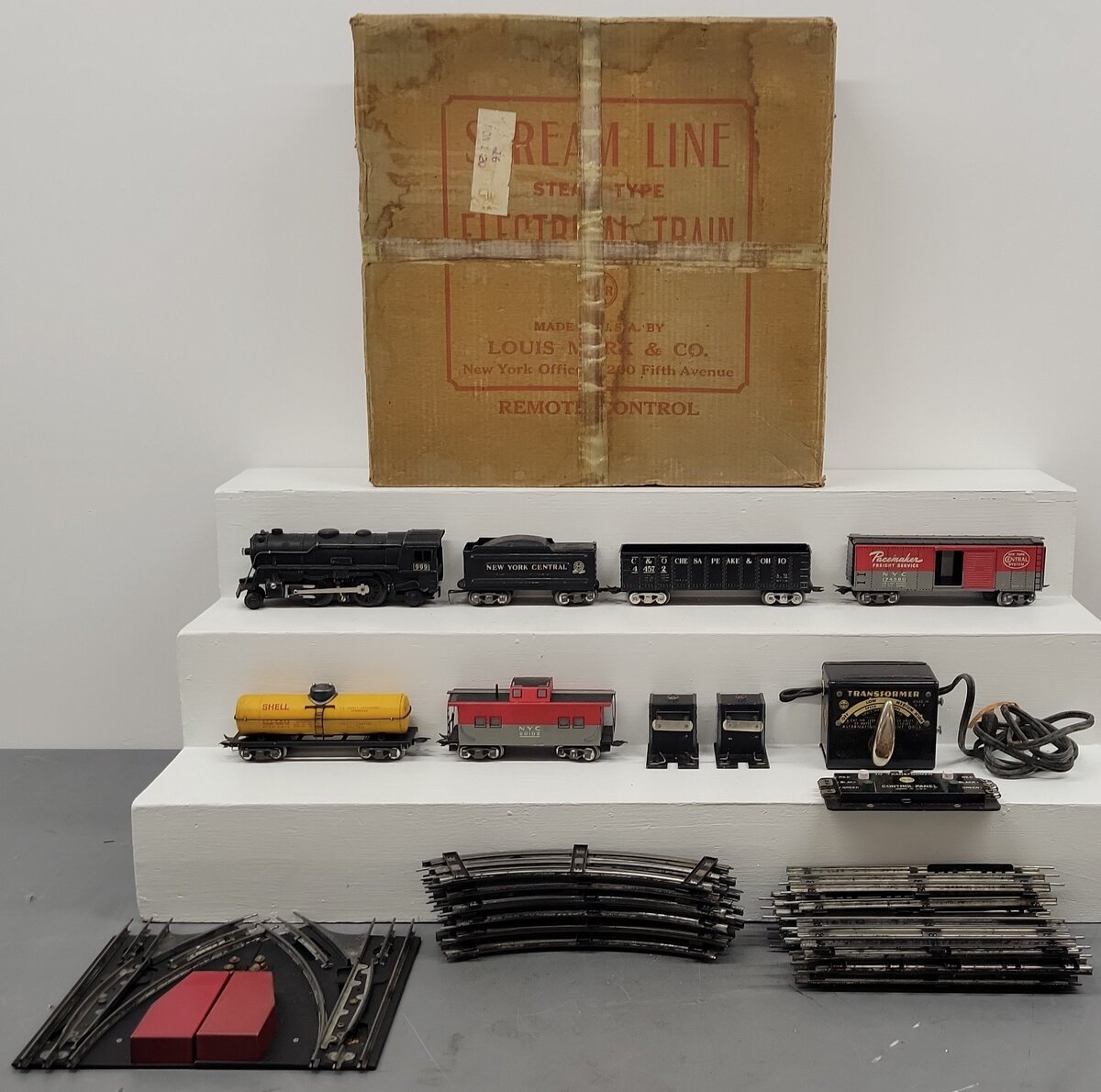 Marx 25235 O Gauge Vintage Stream Line Electrical Train Set VG/Box