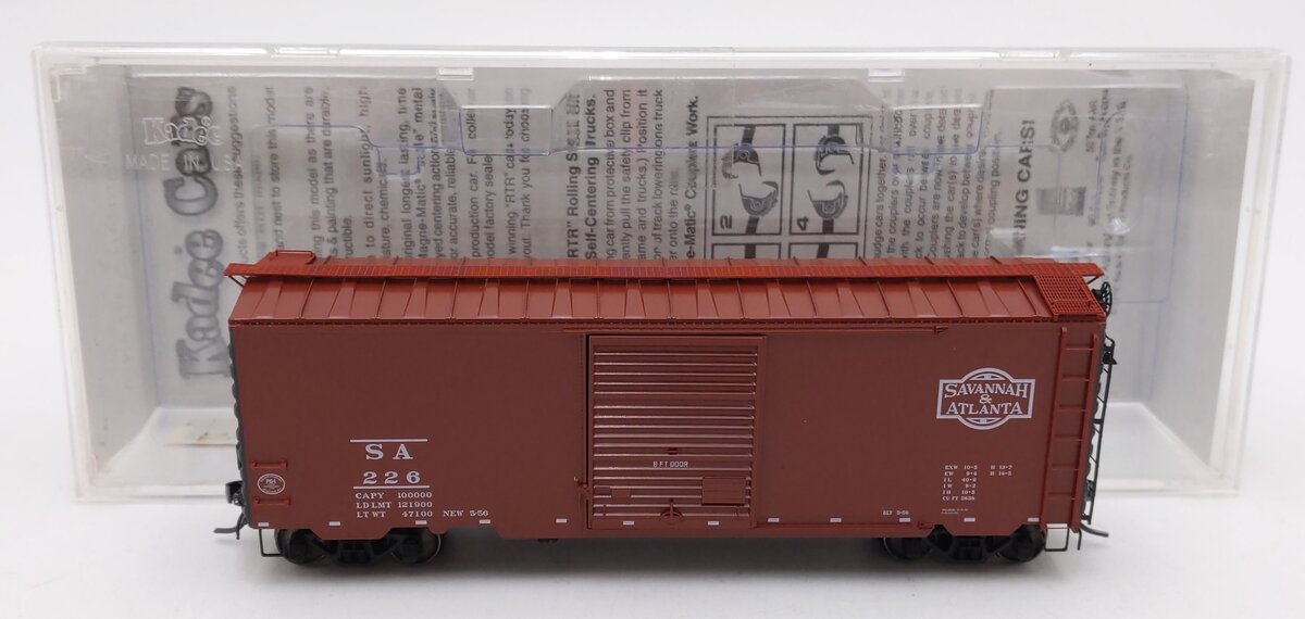 Kadee 5297 HO Scale Savannah & Atlanta 40' PS-1 Boxcar #226 LN/Box
