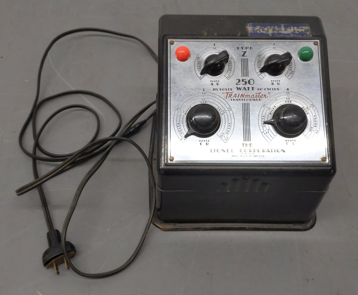 Lionel O Postwar Type Z 250 Watt Trainmaster Transformer VG