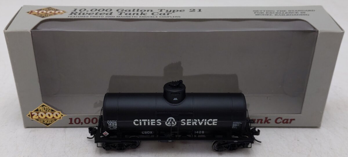 Proto 2000 23359 HO Cities Service Tank Car CAOX #1428 EX/Box