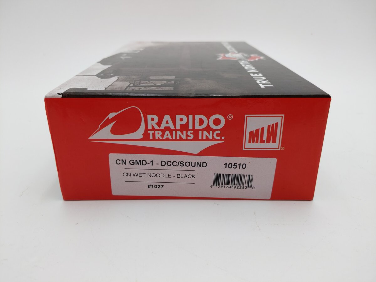 Rapido Trains 10510 HO Canadian National GMD-1 Diesel Engine #1027 w/DCC/Sound LN/Box