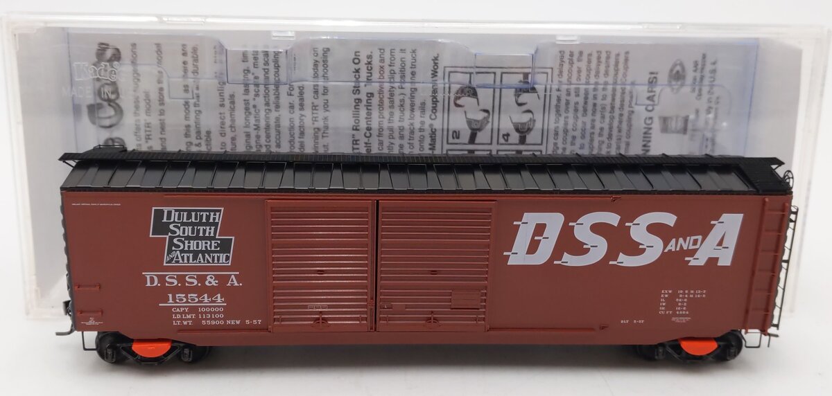 Kadee 6730 HO Duluth, South Shore & Atlantic PS-1 Double-Door Boxcar #15544 LN/Box