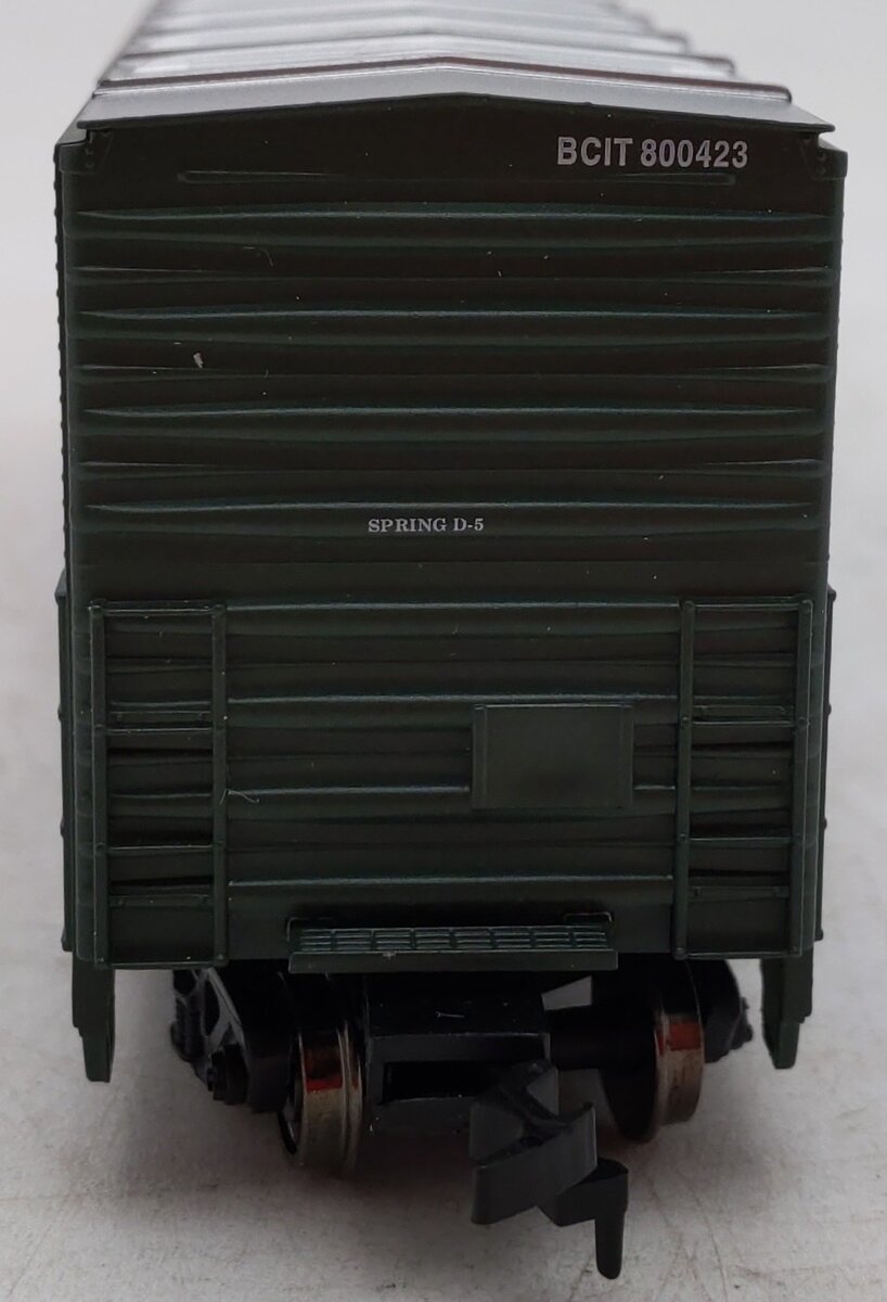 Atlas 1756-2 HO BC Rail Evans Double Plug Door Boxcar #800423 EX/Box