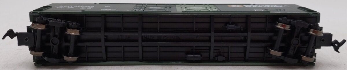 Atlas 1756-2 HO BC Rail Evans Double Plug Door Boxcar #800423 EX/Box