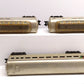 Marx 3152S Vintage O Santa Fe Tinplate Pullman Set #3197, #3152, #3152 VG