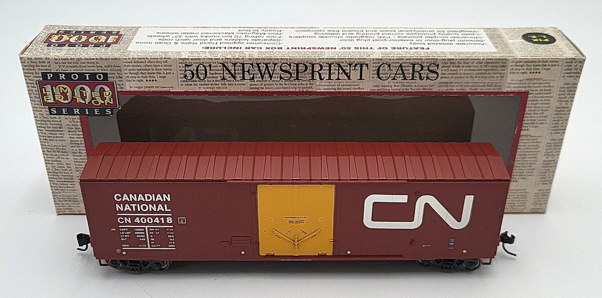 Proto 1000 433-20105 Canadian National Boxcar #400418 LN/Box