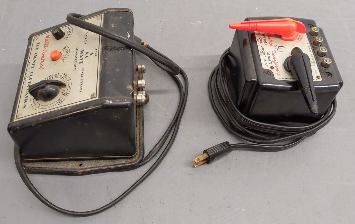 Lionel Vintage O-Gauge Multi-Control Transformers (2) VG