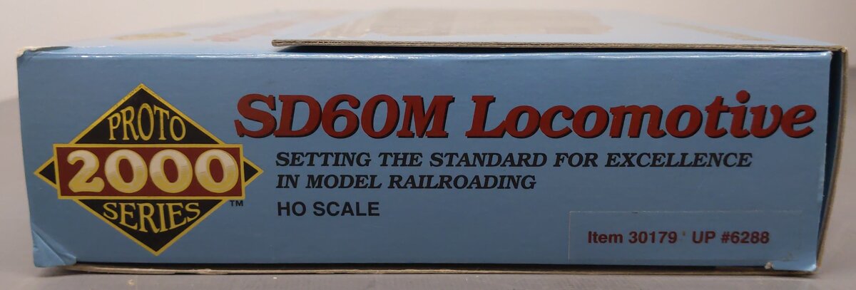 Proto 2000 30179 HO Scale Union Pacific SD60M Diesel Locomotive #6288 EX/Box