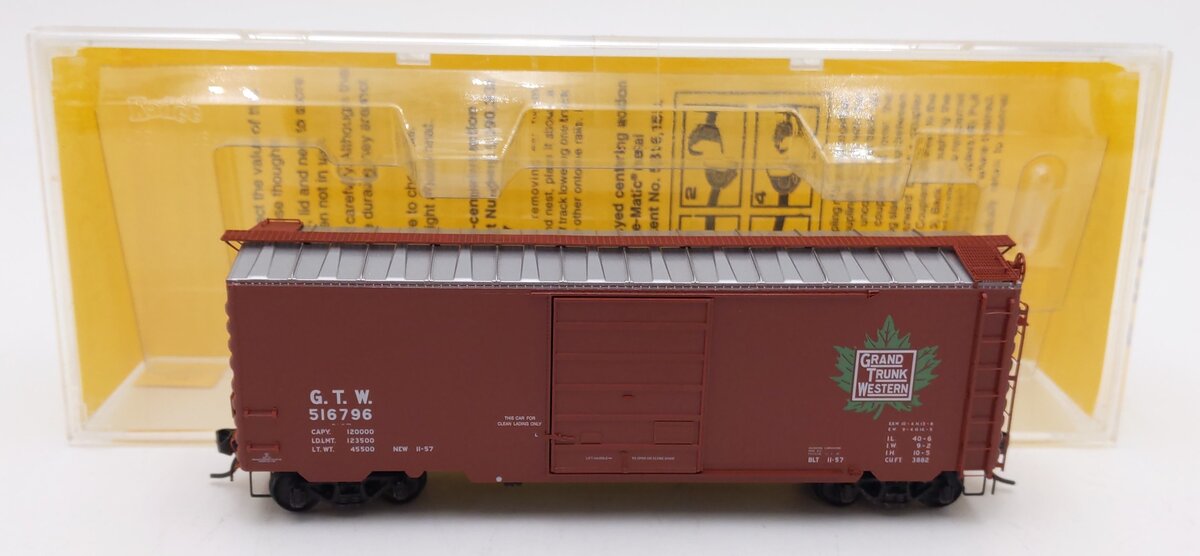 Kadee 5231 HO Scale Grand Trunk Western 40' PS-1 Boxcar #516796 LN/Box