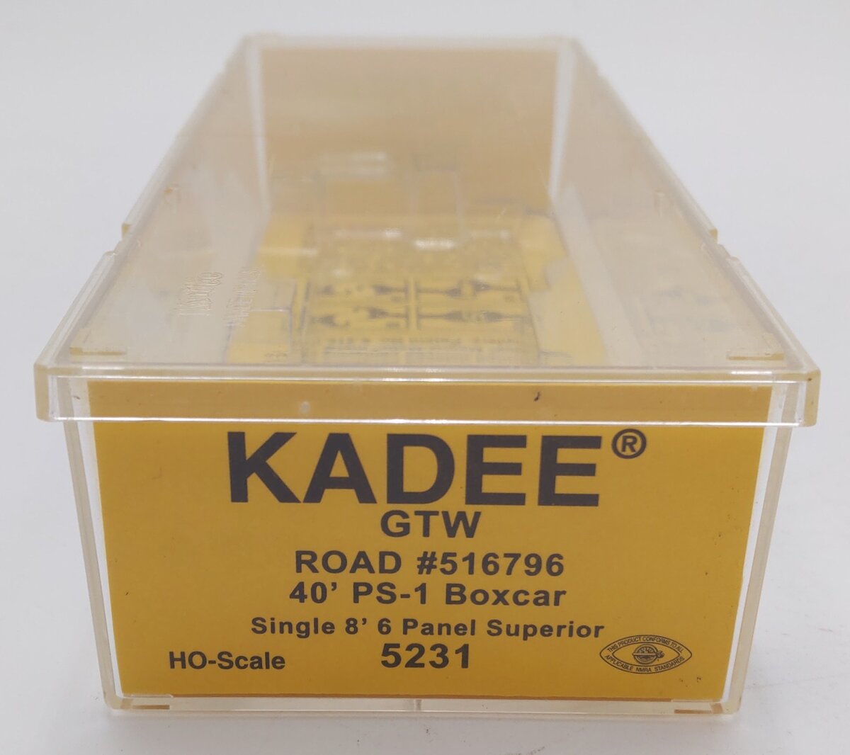 Kadee 5231 HO Scale Grand Trunk Western 40' PS-1 Boxcar #516796 LN/Box