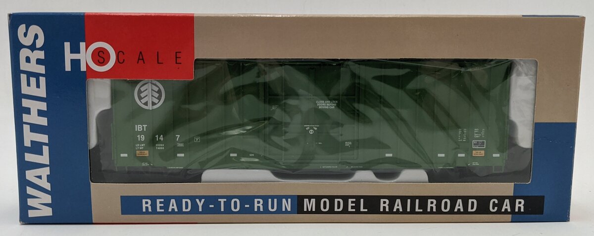 Walthers 932-7115 HO Scale IBT Gunderson 50' Hi-Cube Paper Box Car #19147 NIB
