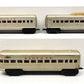 Marx 3152S Vintage O Santa Fe Tinplate Pullman Set #3197, #3152, #3152 VG