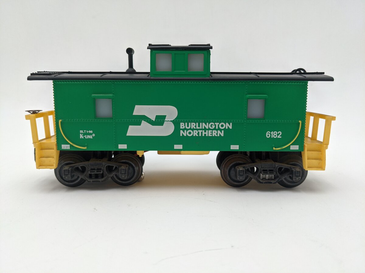 K-Line K6182 O Gauge Burlington Northern Classic Caboose EX