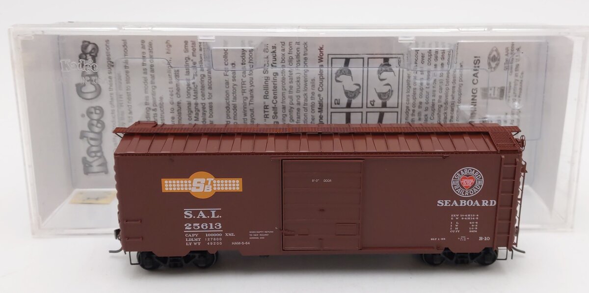 Kadee 5291 HO Seaboard Air Line 40' PS-1 Boxcar #25613 LN/Box