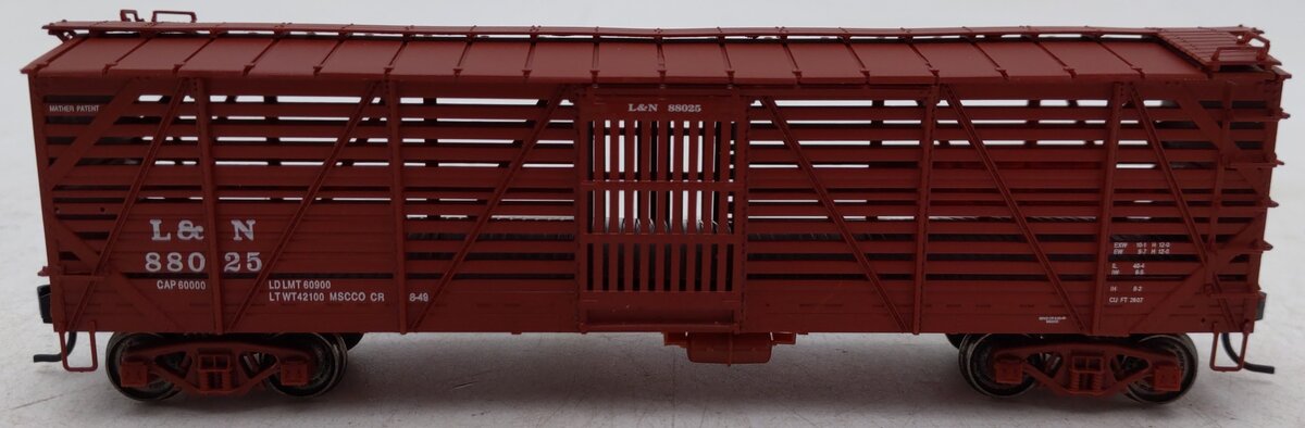 Proto 2000 88025 HO Scale L&N 40' Single Deck Stock Car EX/Box