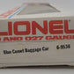 Lionel 6-9536 O Gauge Blue Comet "Barnard" Baggage Car EX/Box