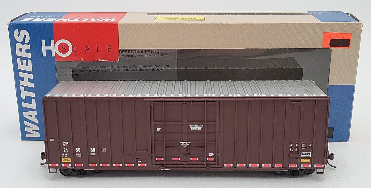 Walthers 932-7107 HO Scale CP Gunderson 50' Hi-Cube Paper Boxcar #215080 EX/Box