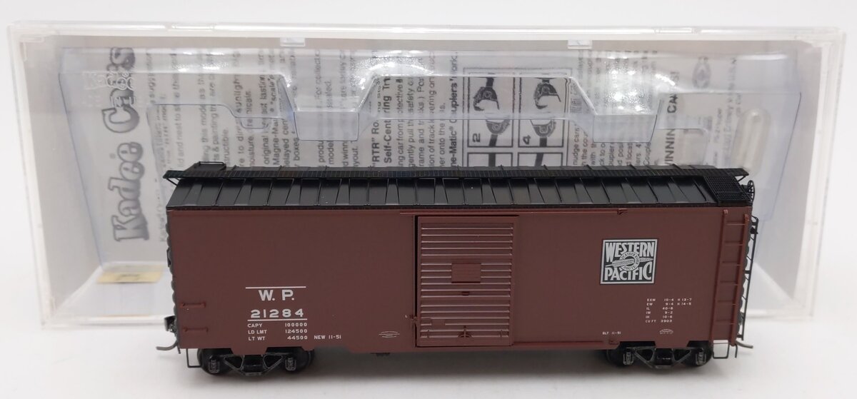 Kadee 4817 HO Scale Western Pacific 40' PS-1 Boxcar #21284 LN/Box