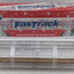 Lionel 2025010 O Gauge 10" Straight Fastrack w/ Multi-Colored Lights (Pack of 4) LN/Box