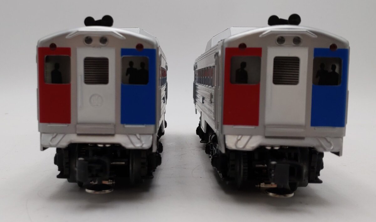 K-Line O Gauge Lighted Amtrak Rail Diesel Budd Car Dummy #26043, #26042 [2] EX