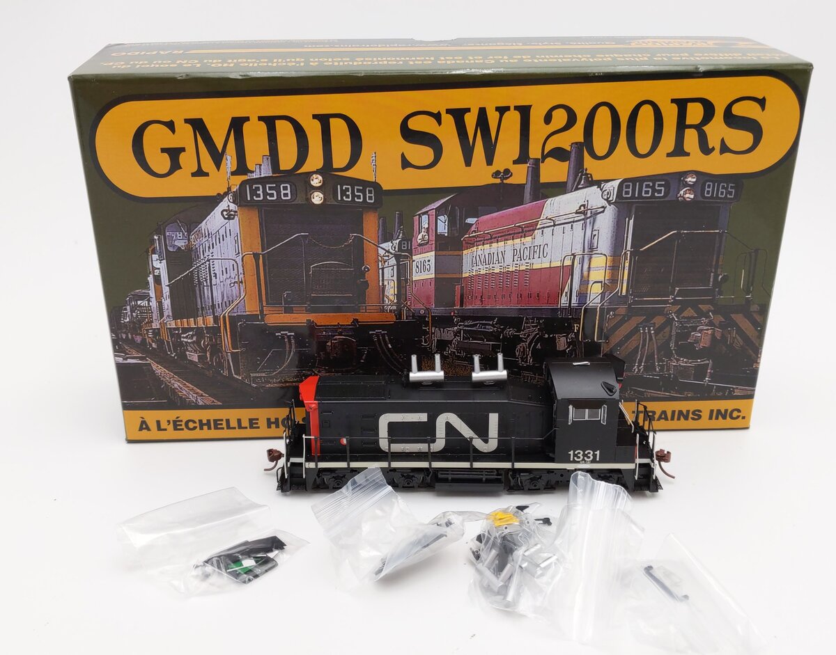 Rapido Trains 26542 HO Canadian National SW1200RS Diesel Loco Sound/DC/DCC #1331 LN/Box