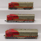Marx 21 Vintage O Santa Fe F3 ABB Diesel Locomotive & Dummy Unit Set