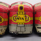 Marx 21 Vintage O Santa Fe F3 ABB Diesel Locomotive & Dummy Unit Set
