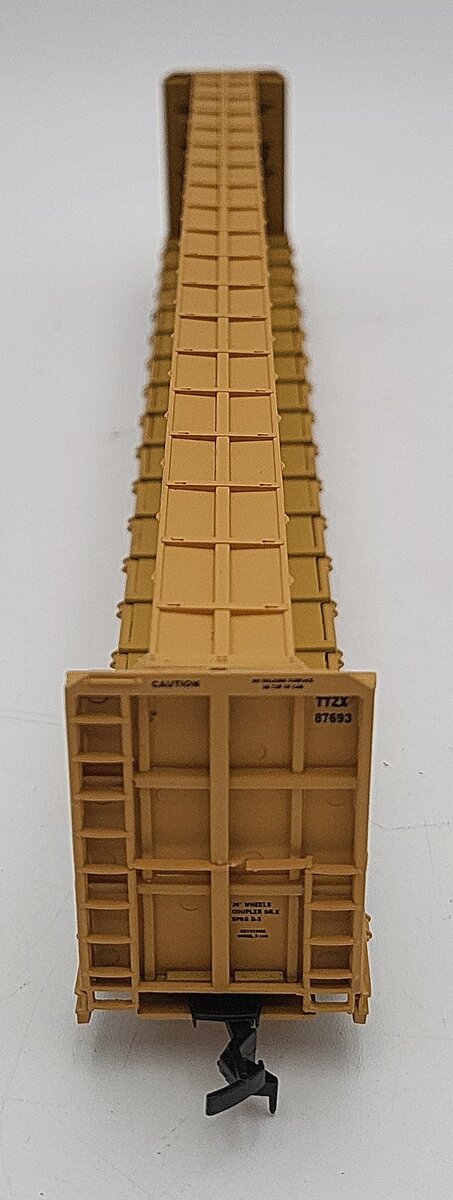 Walthers 932-4103 HO Scale TTX-Standard 72' Center Beam Single Flatcar EX/Box