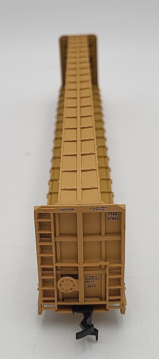Walthers 932-4103 HO Scale TTX-Standard 72' Center Beam Single Flatcar EX/Box