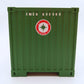 USA Trains R1722B G Evergreen 40' Container with Corrugated Sides EX