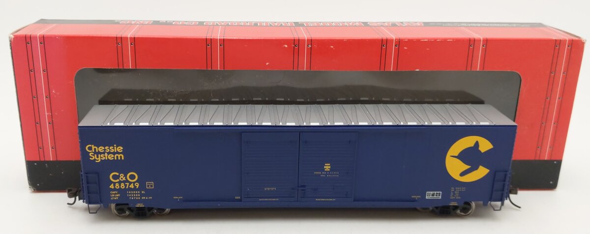 Atlas 1672-2 HO Scale Chessie System ACF 60' Double Door Auto Parts Car #488749 EX/Box