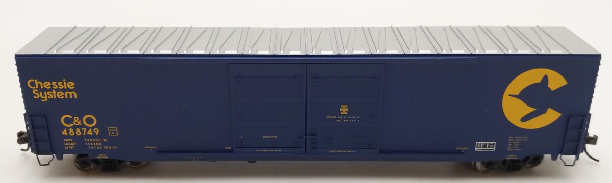 Atlas 1672-2 HO Scale Chessie System ACF 60' Double Door Auto Parts Car #488749 EX/Box