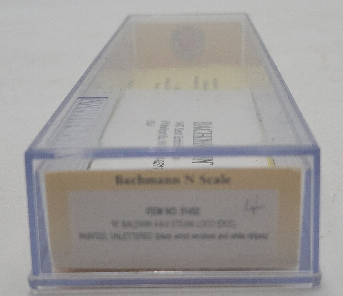 Bachmann 51452 N Painted 4-6-0 Steam Locomotive w/DCC (Black& Red)-Custom #4 LN/Box