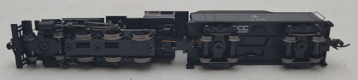 Bachmann 51452 N Painted 4-6-0 Steam Locomotive w/DCC (Black& Red)-Custom #4 LN/Box