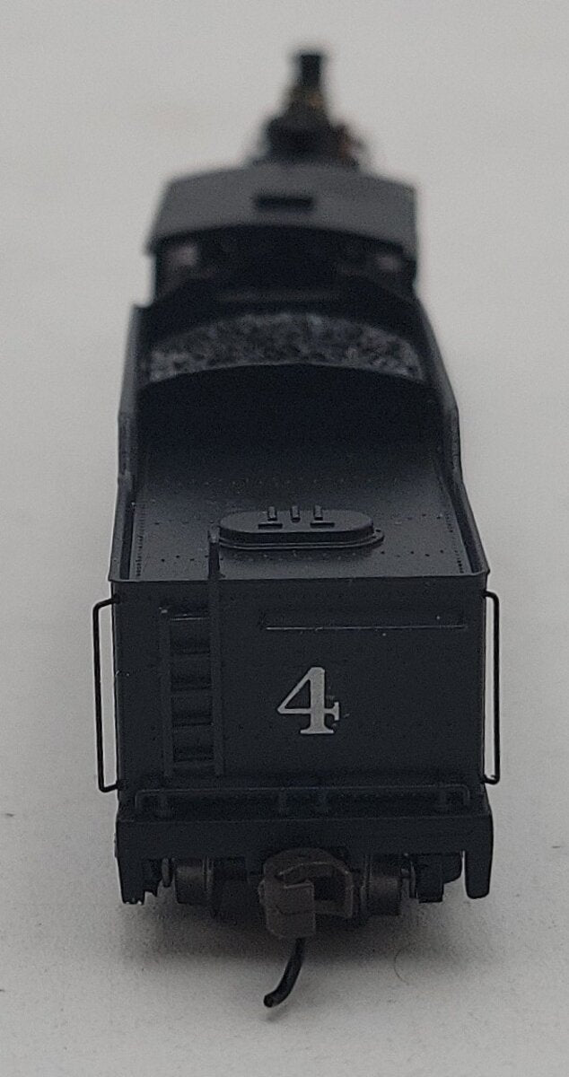 Bachmann 51452 N Painted 4-6-0 Steam Locomotive w/DCC (Black& Red)-Custom #4 LN/Box