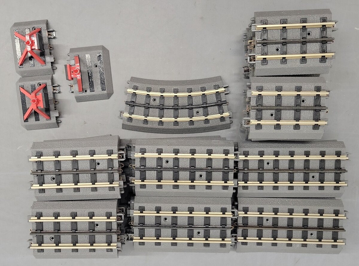 MTH O Gauge Assorted Straight & Curved Track Sections [35] EX