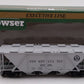 Bowser 40704 HO Scale PRR Circle Keystone Gray H-30 Hopper Car #254951 LN/Box