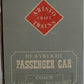 Aristo-Craft 31302 G Scale B&O "Deer Park" Heavyweight Coach Car (Metal Wheels) EX/Box