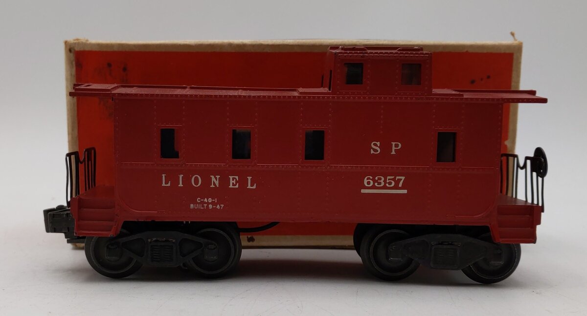 Lionel 6357 Vintage O Lionel Lines SP Style Lighted Caboose EX/Box