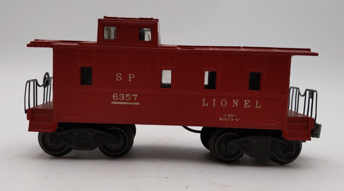 Lionel 6357 Vintage O Lionel Lines SP Style Lighted Caboose EX/Box