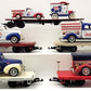 Assorted G Scale Flatcars w/ Various Pepsi Cola Vehicles [5] VG
