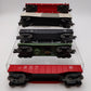 Lionel O Gauge Freight Cars 6376, 6430, 6462, 6462, 3461X [5] VG/Box
