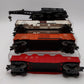 Lionel O Gauge Assorted Freight Cars- 6460, 6464, 6562-1, 6672 [4] VG/Box